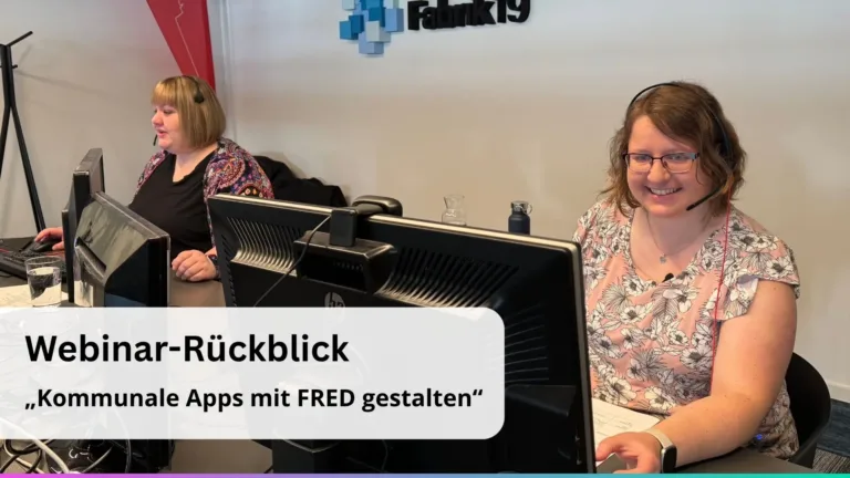 FRED in Aktion: Rückblick auf das Webinar
